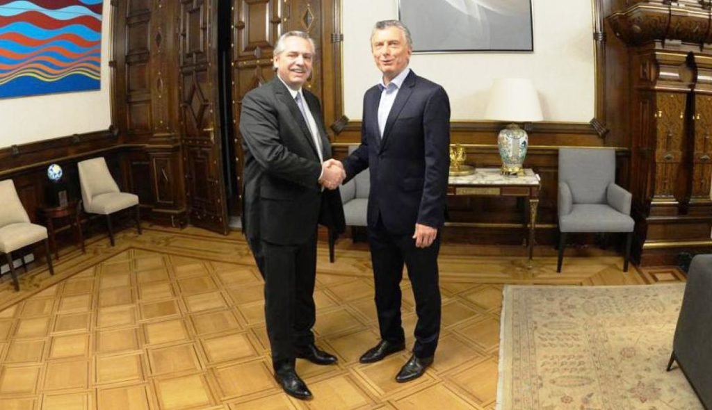 Alberto Fernández se reunió con Mauricio Macri en la Casa Rosada en el inicio de “la transición”