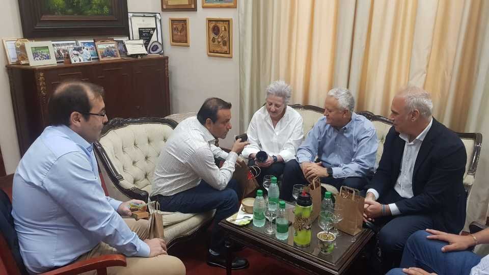 Herrera Ahuad recibió a una delegación del BID