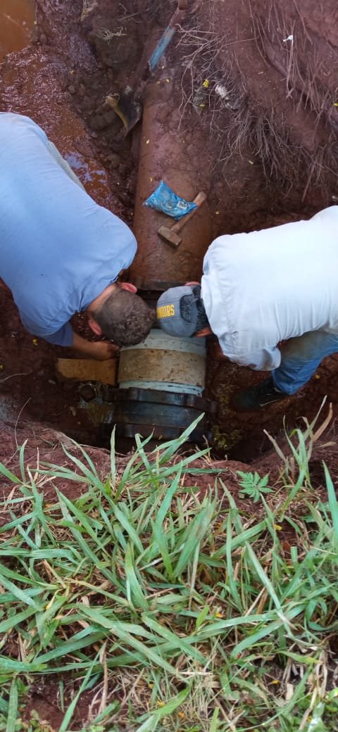 Agua Potable: comenzó a restablecerse el servicio en Aristóbulo Del Valle
