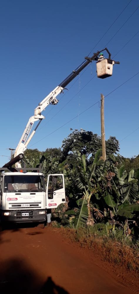 Energia Eléctrica: se realizaron tareas intensivas en el tendido